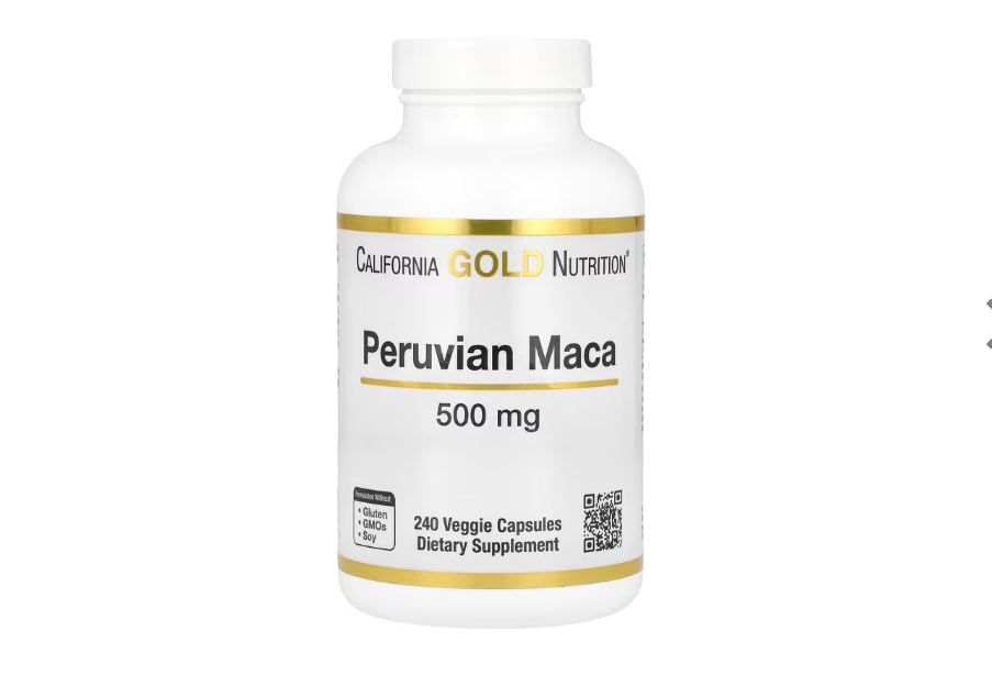 California Gold Nutrition, Peruvian Maca, 500 mg, 240 Veggie Capsules