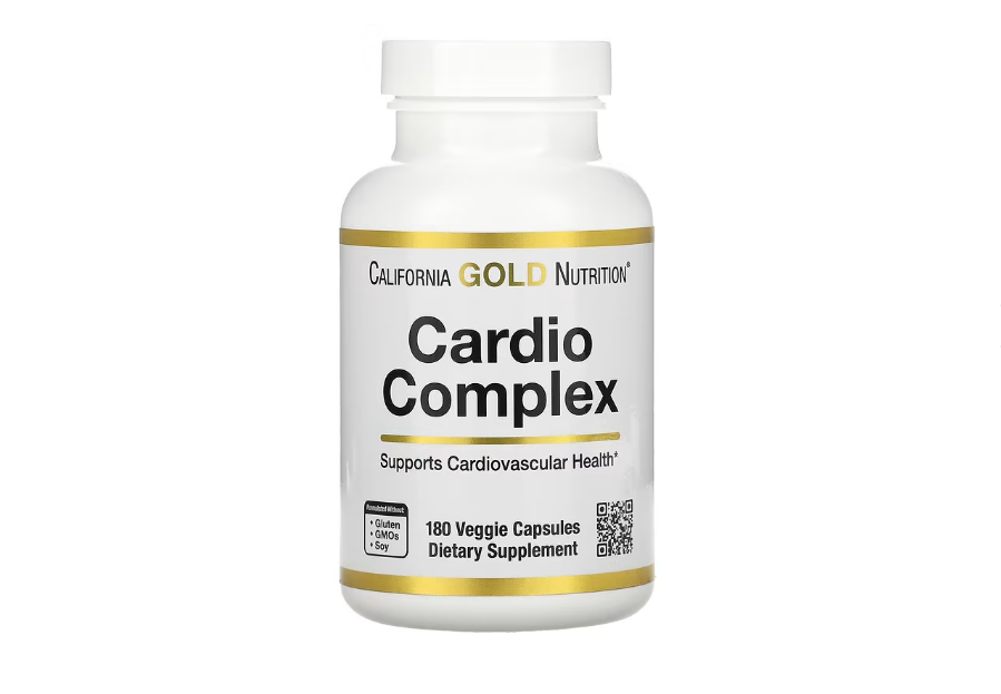 California Gold Nutrition, Cardio Complex, 180 Veggie Capsules