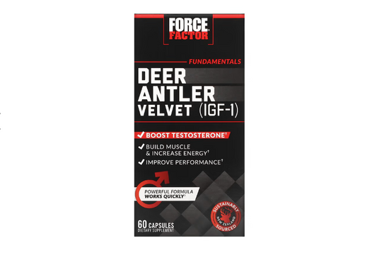 Force Factor, Deer Antler Velvet (IGF-1), 60 Capsules