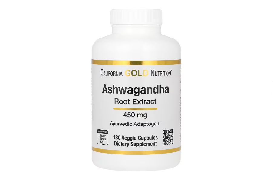 California Gold Nutrition, Ashwagandha, 450 mg, 180 Veggie Capsules