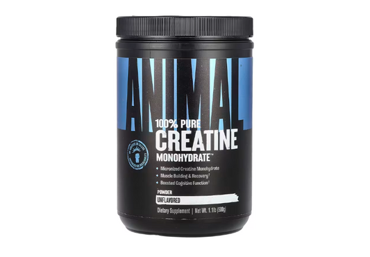 Animal, 100% Pure Creatine Monohydrate™ Powder, Unflavored, 1.1 lb (500 g)