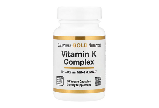 California Gold Nutrition, Vitamin K Complex, 120 mcg, 60 Veggie Capsules