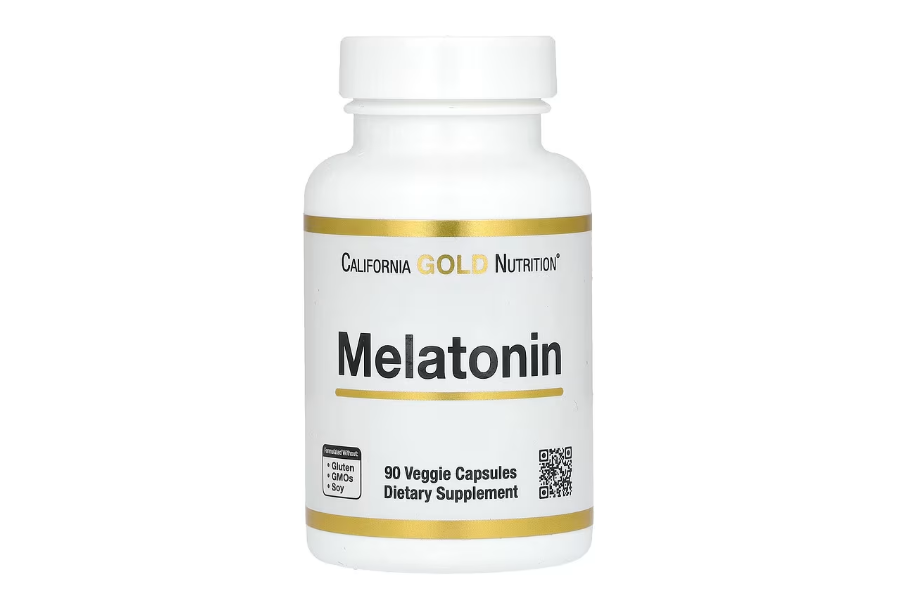 California Gold Nutrition, Melatonin, 3 mg, 90 Veggie Capsules