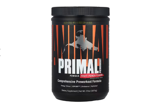 Animal, Primal Preworkout Powder, Fruit Punch, 17.9 oz (507.5 g)