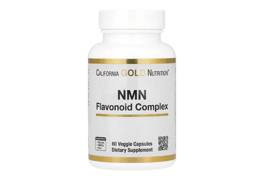 California Gold Nutrition, NMN Flavonoid Complex with Apigenin and Quercetin, 60 Veggie Capsules